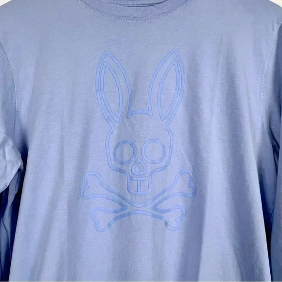 Psycho Bunny Blue Long Sleeve Shirt - Picture 4 of 6